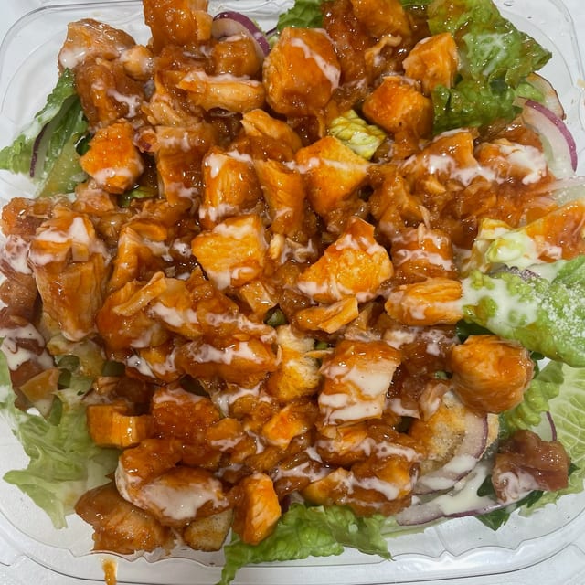 Sweet Buffalo Chicken Salad.