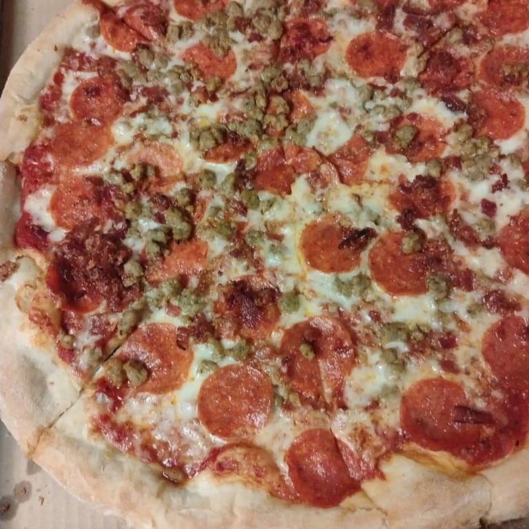 Indulge in Meat Lovers Pizza